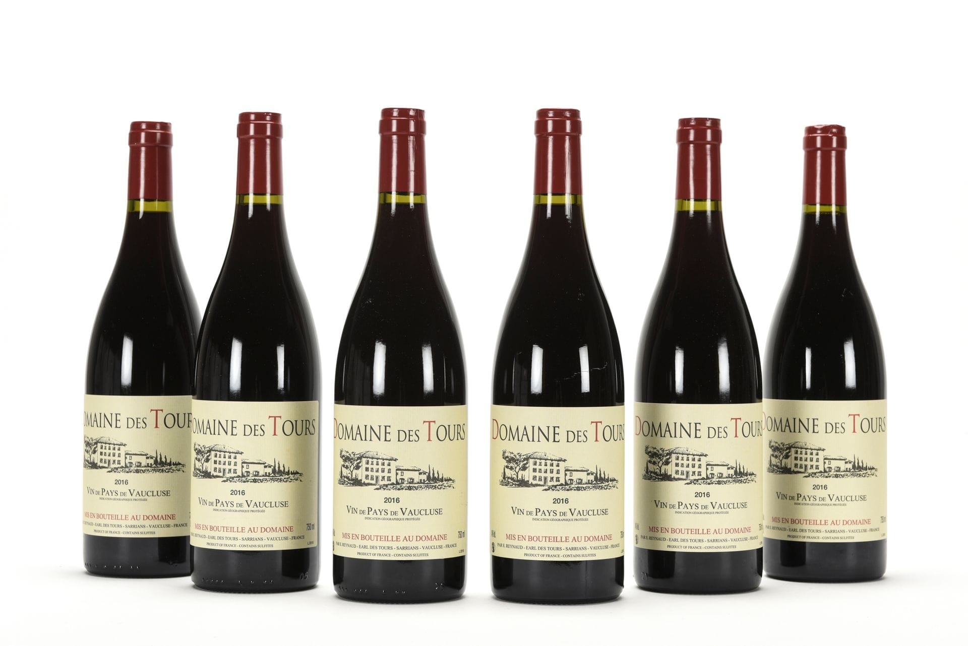 
6 B VIN DE PAYS DU VAUCLUSE Rouge, Domaine des Tours, 2016



TVA récupérable pour les personnes assujetties
