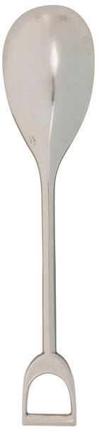 FRANCE 1834 - 1846

Suite de six cuillers à œuf ou à caviar en vermeil et argent dont le manche figure des étriers.

Poinçon minerve

Orfèvre : Pierre QUEILLE

Poids : 115,10 g- longueur : 11,4 cm