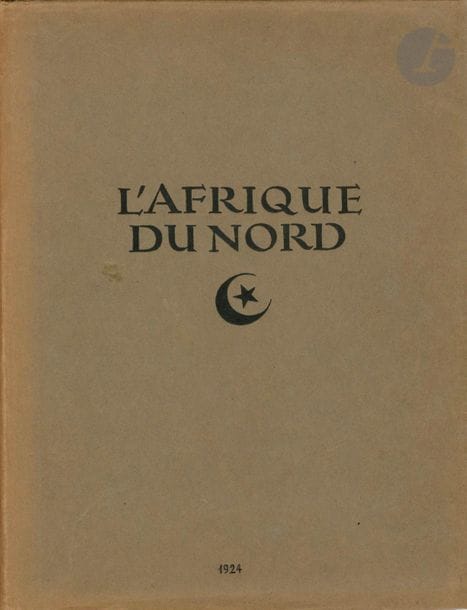LEHNERT, RUDOLF FRANZ (1878-1948
)LANDROCK, ERNEST HEINRICH
 (1878-1966) North

 Africa

. 

Librairie des Arts Décoratifs, A. Calavas, Paris, [1924

].

 In-4 (30 x 24 cm). Original edition in French. 12 pp. of text by Claude Farrère and 240 plates in heliogravure, most of them by Lehnert & Landrock. Edition bound in a titled dust jacket (one tear).

