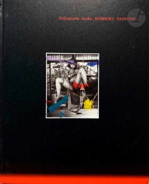 ARAKI, NOBUYOSHI (1940
)Erotic Painting. Koshoku
 Painting.

 Rat Hole Gallery, Tokyo

, 2008

.In-4 (32 x 26 cm). Original edition. 40 pages. Colour reproductions of photographs of Nobuyoshi Araki that he painted over. Catalogue of the exhibition held from October to December 2008 at the Rat Hole Gallery in Tokyo. Illustrated cardboard from the publisher.

