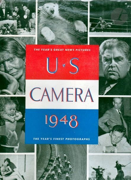 USAU.
S. Camera. 1935-1972.


 38

 volumes. 

In-4 (31 x 24 cm). First editions. Nearly complete collection of 38 volumes from 1935 to 1972; only the year 1938 is missing and the year 1941 is presented in two volumes. Spiral bindings for the early years, then cardboard from publishers, some with dust jackets or soft covers. Important annual review, printed in rotogravure in the pre-war years. All states: some in very good condition, others with freckles, others with cover defects. 

