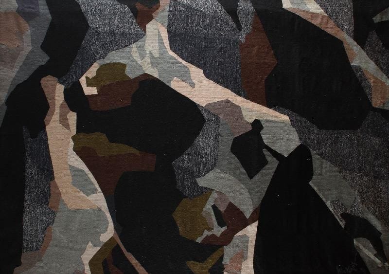 Mathieu MATEGOT (1910-2001)
Terra nostra Tapisserie en laine. Atelier Pinton à Aubusson. Signée et titrée sur le bolduc. 210 x 150 cm 