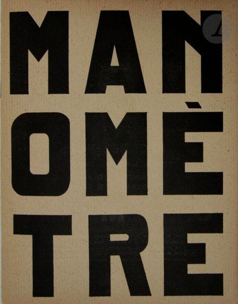 [REVUE].
Manomètre.
Lyon, 1922-1924. — 3 fascicules in-8, agrafés.
Ensembles des numéros 2 (octobre 1922), 5 (février 1924) et 6 (août 1924), de cette revue dada et  suridéaliste fondée par Émile Malespine et qui compta en tout 9 numéros.
Collaborèrent à ces 3 fascicules Jean Arp, Jorge-Luis Borges, Philippe Soupault, Tristan Tzara, Benjamin Péret, Michel Seuphor, Serge Charchoune, Vicente Huidobro, Mondrian, etc.

Exemplaires bien conservés.