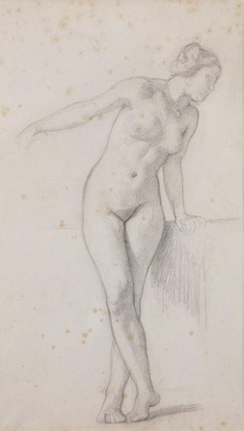 19th century FRENCH SCHOOLStudy of womenBlack pencil.
Study on the
back.

(Freckles

).


41 x 23.5 cm








