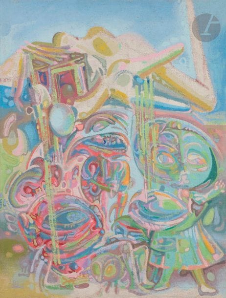 Jacques ARLAND (1929-2018)
La Petite fille
Huile sur toile.
Porte le cachet de l’atelier en bas à gauche.
61 x 46 cm