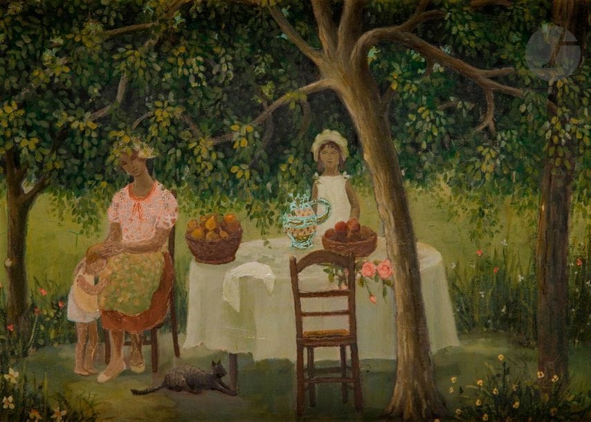 Sophie STROUVé (born in 1922)La CampagneHuile sur toile.
Signed lower
left.

Signed and titled on the

back.


25 x 33 cm








.