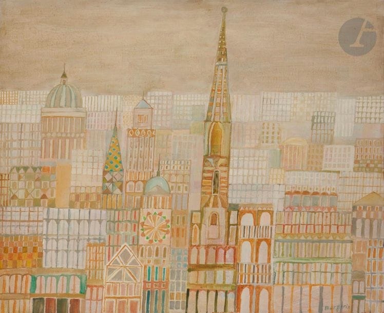Jacques MARGERIN (born in 1920)La VilleHuile
sur
toile.

Signed lower

right.


60 x 73 cm








