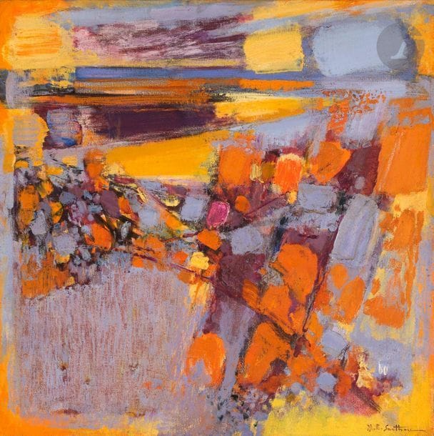 Maurice-Elie SARTHOU (1911-1999)
Étang aux salicornes, 1960
Huile sur toile.
Signée en bas à droite.
80 x 80 cm

Provenance :
Collection Jean Paulhan.

Exposition :
Jean Paulhan à travers ses peintres, Galeries Nationales du Grand Palais, 2 février - 15 avril 1974, n° 681 (étiquette au dos).

Nous remercions Madame Francine Sutton-Sarthou, fille de l’artiste, pour avoir confirmé l’authenticité de l’œuvre.