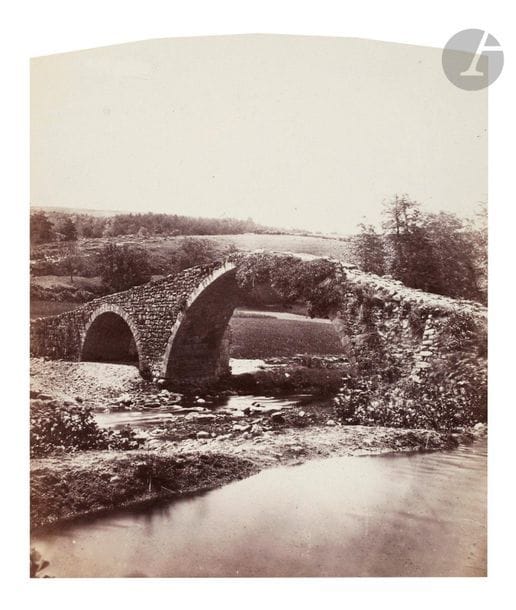 Félix Thiollier (1842-1914)
Sites de la Loire, c. 1860-1870. 
Saint-Galmier. Teillières. Sortie de la commanderie de Teillières. Saint-Jodard. Donzy (Salt-en-Donzy). Pont à Saint-Marcellin (Pont du Diable). Saint-Marcellin (Saint-Marcellin-en-Forez). 
11 épreuves sur papier albuminé, cintrées (7) ou aux coins arrondis (4), contrecollées sur cartons. Légendes à l’encre sur les montages. 
Formats : de 19,3 x 13,8 à 14,5 x 21,5 cm

Félix Thiollier (1842-1914) 
Sites of the Loire, c. 1860-1870. 
Saint-Galmier. Teillières. Sortie de la commanderie de Teillières. Saint-Jodard. Donzy (Salt-en-Donzy). Pont à Saint-Marcellin (Pont du Diable). Saint-Marcellin (Saint-Marcellin-en-Forez).  
11 albumen prints, mounted on cardboard. Captions on mounts. 
Dimensions : from 19,3 x 13,8 to 14,5 x 21,5 cm
