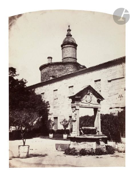 Félix Thiollier (1842-1914)
Sites de la Loire et de la Haute-Loire,
c. 1860-1870. 
Saint-Marcel-de-Félines. Bouthéon (Andrézieux-Bouthéon). La Merlée (Saint-Just-sur-Loire). Valprivas. Château de Chalmazel.
Dix (10) épreuves sur papier albuminé, cintrées, contrecollées sur cartons. Légendes à l’encre sur les montages. 
Formats : de 12,5 x 20,6 à 20,8 x 14,8 cm

Félix Thiollier (1842-1914) 
Sites of the Loire and of the Haute Loire, c. 1860-1870. 
Saint-Marcel-de-Félines. Bouthéon (Andrézieux-Bouthéon). La Merlée (Saint-Just-sur-Loire). Valprivas. Château de Chalmazel. Valprivas.
Ten albumen prints, mounted on cardboard. Captions on mounts. 
Dimensions : from 12,5 x 20,6 to 20,8 x 14,8 cm