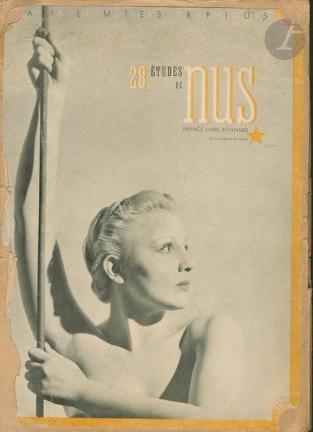 DUVAL, RÉMY (1907-1984
)28
nude
studies
.

Arts et Métiers Graphiques, Paris

, 1936


.in-folio (37 x 26 cm). Original edition, in plates, under illustrated portfolio (damaged). Photographs of Man Ray, Nora Dumas, Andreas Feiniger, Rémy Duval, Pierre Boucher, Sougez, Laure Albin Guillot, printed in heliogravure. Plates in good condition; wallet very damaged.


































































































