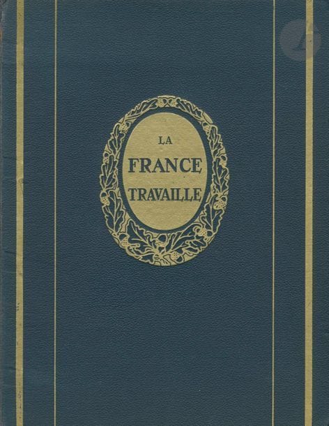 KOLLAR, FRANCOIS (1904-1979)
2 volumes.
La France travaille.
Horizon de France, Paris 1932.
In-4 (33 x 26 cm). Édition originale reliée, 436 pp. + 428 pp., un millier de photographies en noir et blanc et en bistre, texte en français de divers écrivains, préface de Paul Valéry, Reliure d’éditeur en skivertex avec défauts d’usage.