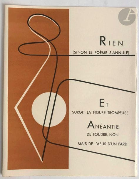 LAUDE (Jean).

Diana Trivia.

[Paris] : Brunidor, 1973. - In-4, in sheets, filled cover, folder and editor's case.

Original edition of the poems of Jean Laude, illustrated with 10 original lithographs by the Dutch painter César Domela (1900-1992), printed by Fernand Mourlot.

Edition of only 73 numbered copies on Arches vellum, signed by the author and the artist. This one is one of the 40 numbered in Arabic numerals.

Perfectly preserved copy. Discharges of the lithographs on the facing pages.
