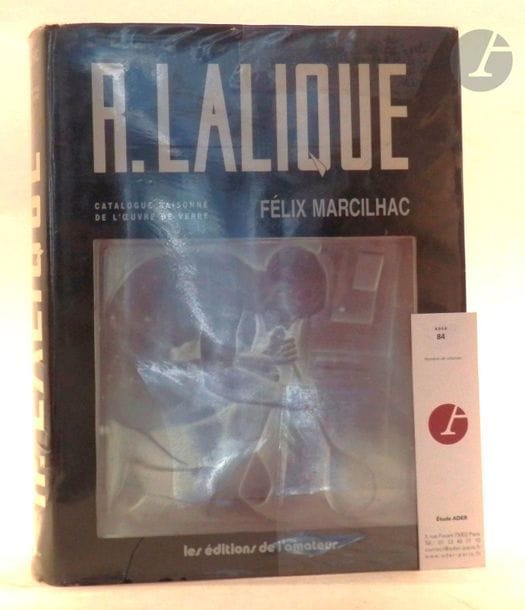 [CATALOGS REASONING, LALIQUE]

F. Marcilhac, "R. Lalique, catalogue raisonné de l'œuvre de verre", Les éditions de l'amateur, 1989