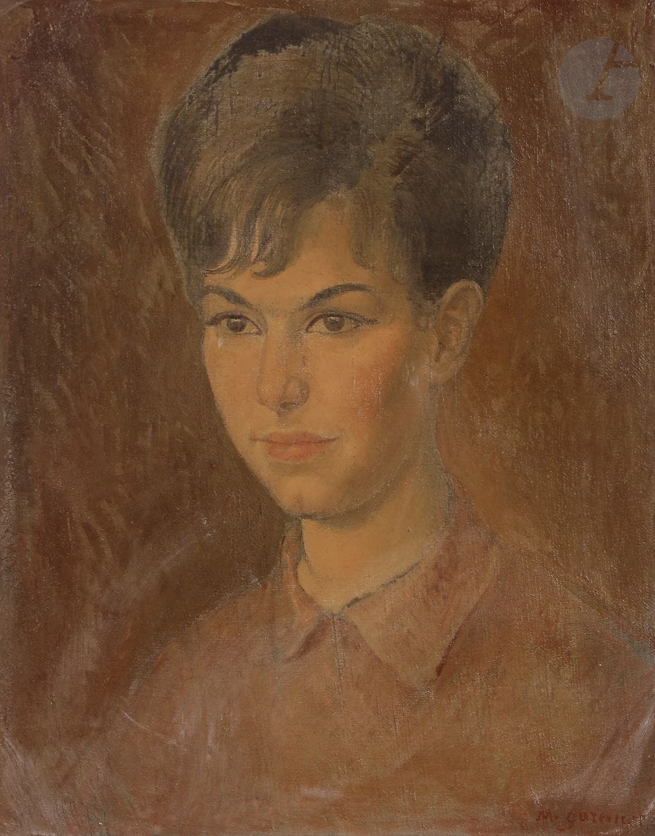 M. GUREVICK (École du XXe siècle) 
Portrait de jeune fille 
Huile sur toile. 
Signée en bas à droite. 
49 x 41 cm

Mots clés :
judaïca, juif, juive, hébreux, rabbins, jewish, torah, hebrew, hebraica, judaisme, synagogue, sionisme, pessah, pessach, haggada, haggadah, hagada, hagadah, passover, menora, menorah, hannuka, hannuca, hannoucca, hanouccah, torah, juden, israélite, Israël, antisemitism, antisémitisme, dreyfus, meguila, sepharade, sefarad, ketouba