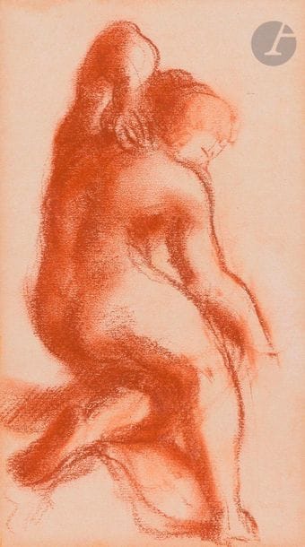 Roger de LA FRESNAYE (1885-1925
)Naked woman with her arm raised, 1924-25Blood
.
Carries the stamp of the workshop on the back.
18 x 10.5 cmProvenance

: 
- Collection Jacques Bonjean, Paris



.


 
 
- Private collection, Paris.

Bibliography : 
Germain Seligman, Roger de la Fresnaye, Catalogue Raisonné, Éditions Ides et Calendes, Neuchâtel, 1969, n° 208, p. 178
.









