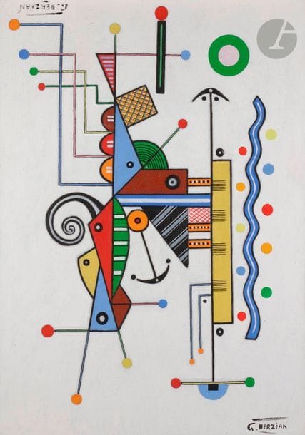 Georges TERZIAN (born 1939
)The Chinese wasp, 2008Oil
on canvas.
Signed twice.
Signed, dated and titled on the back.
116 x 81 cm




.