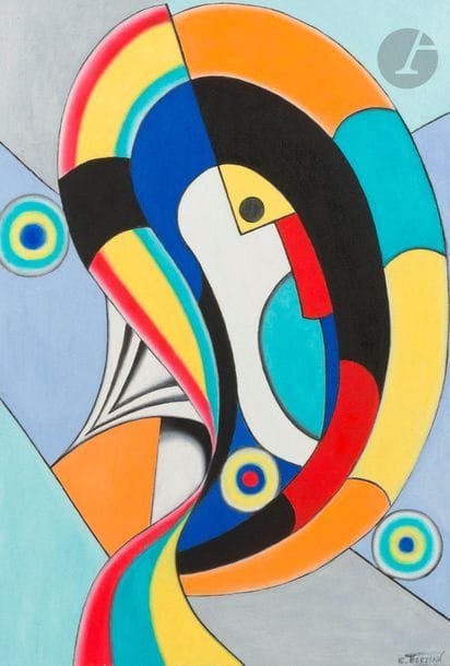 Georges TERZIAN (b. 1939
)Adoration, 2015Oil
on canvas.
Signed lower right.
Signed, dated and titled on the back.

130 x 89 cm





