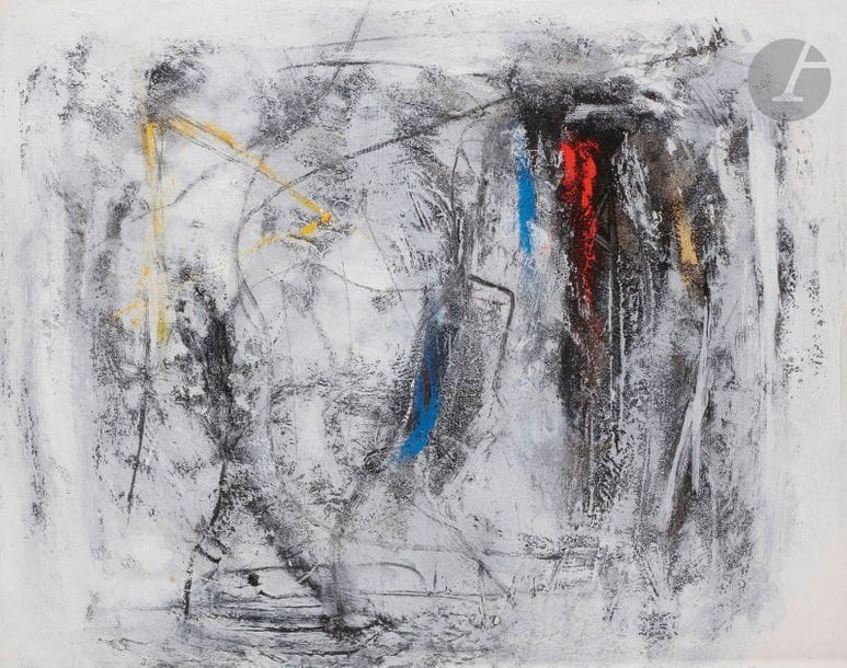 Masataka KUBOTA [Japanese] (b. 1945
)La Traccia, 1990Oil
on panel.
Signed, dated and titled on the back.
50 x 40 cm



.