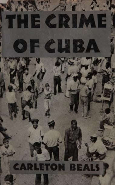 Evans, Walker - Beals, Carlton
The crime of Cuba. J. B. Lippincott Company, Philadelphia, 1933. In-8 (22,5 x 15 cm). Troisième édition. 441 pp. de texte. 31 photographies par Walker Evans reproduites en héliogravure. Cartonnage d'éditeur sous jaquette illustrée (manque au dos). Evans, Walker - Beals, Carlton The crime of Cuba. J. B. Lippincott Company, Philadelphia, 1933. Third edition. A near fine copy in dust jacket with a small fragment missing from the lower end of the spine.