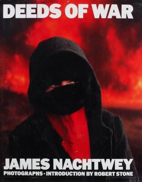 Nachtwey, James (né en 1948)
Deeds of war. Thames and Hudson, London, 1989. In-4 (32 x 25 cm). Edition originale. Introduction de Robert Stone. 168 pp. Cartonnage d'éditeur sous jaquette illustrée. Nachtwey, James (born in 1948) Deeds of war. Thames and Hudson, London, 1989. Fine in like dust jacket.