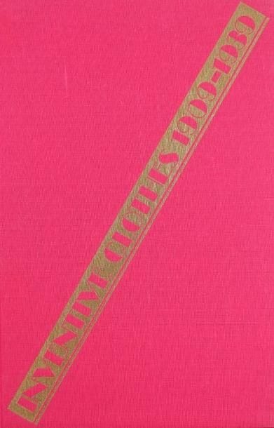 (Vreeland, Diana)
Inventive Clothes 1909-1939. Kyoto Chamber of Commerce and Industry - Hiromu Morishita, Kyoto, 1975. In-folio (37,5 x 25,5 cm). Edition originale, limitée, conçue par Ikko Tanaka. 264 pp. Essai par Diana Vreeland. Cartonnage d'éditeur sous emboîtage (déchirures). (Vreeland, Diana) Inventive Clothes 1909-1939. Kyoto Chamber of Commerce and Industry - Hiromu Morishita, Kyoto, 1975. Folio. Limited edition (one of an unspecidied numbered of copies). A superbly designed book by Ikko Tanaka. A very fine copy in slipcase.