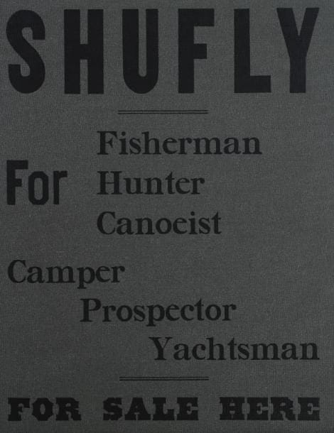 Weber, Bruce (né en 1946)
Shufly. For Fisherman Hunter Canoeist Camper Prospector Yachtsman. For Sale Here. Little Bear and Robert Miller Gallery, New York, 2000. In-4 (30 x 24 cm). Edition originale, limitée à 3000 ex. (1000 ex. destinés au public et 2000 ex. réservés à l'artiste), signée et dédicacée par Bruce Weber. Cartonnage d'éditeur. Weber, Bruce (born in 1946) Shufly. For Fisherman Hunter Canoeist Camper Prospector Yachtsman. For Sale Here. Little Bear and Robert Miller Gallery, New York, 2000. Printed boards without dust jacket as issued. Limited edition. 3000 hardbound copies (1000 distributed to the public and 2000 reserved for the artist). Fine. Inscribed by Bruce Weber in 2000.