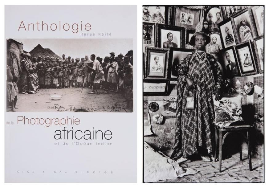 Anthologie de la Photographie Africaine et de l'Océan Indien. XIXe et XXe siècle. Revue Noire, Paris, 1999. In-4 (34 x 26 cm). Edition originale, présentée sous coffret de luxe numéroté à 100 ex., accompagnée d'une photographie (épreuve numérique, numérotée à 20 ex. 39 x 30 cm avec les marges). Photographes de Bamako de 1935 à nos jours. Revue Noire, Paris, 1998. A fine copy in a deluxe edition slipcase limited to 100 copies with a print.