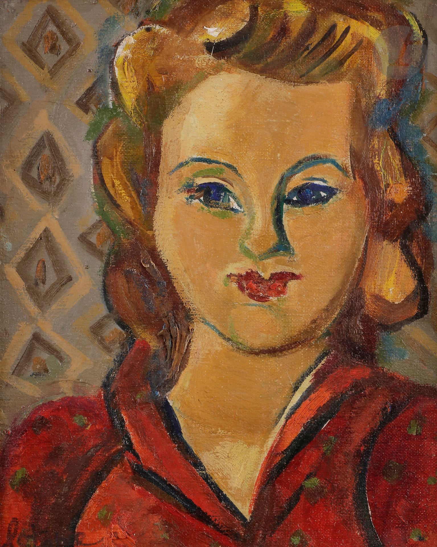 Louis LATAPIE (1891-1972) 
Portrait de femme, vers 1930 
Huile sur toile. 
Signée en bas à gauche. 
28,5 x 23 cm 

Provenance : 
Galerie Urban, Paris.