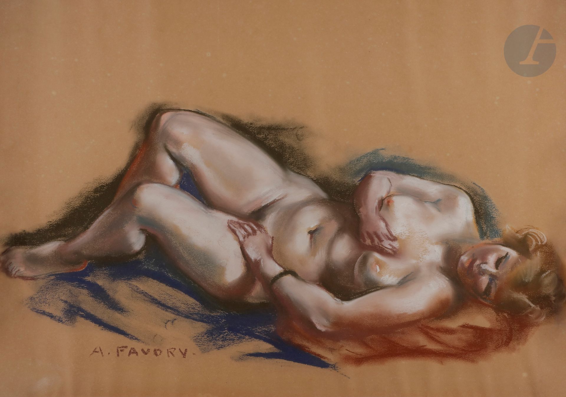 André FAVORY (1888-1937) 
Nu alangui, 1923 
Pastel. 
Signed lower left. 
46 x 63.5 cm 

Provenance: 
Galerie Jacques Rodrigues-Henriques, Paris



.


