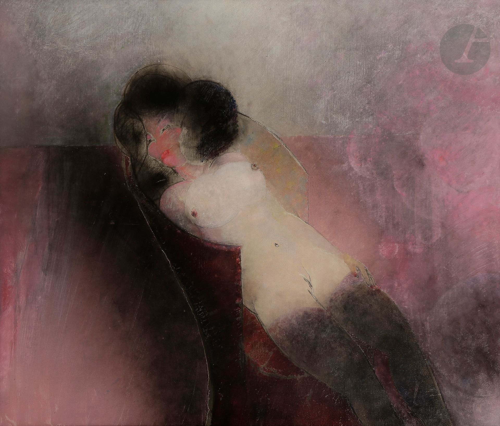 Armand SINKO (1934-2012)
Nu nacré
Huile sur toile.
Titrée sur le châssis.
(Petits frottements).
81 x 100 cm