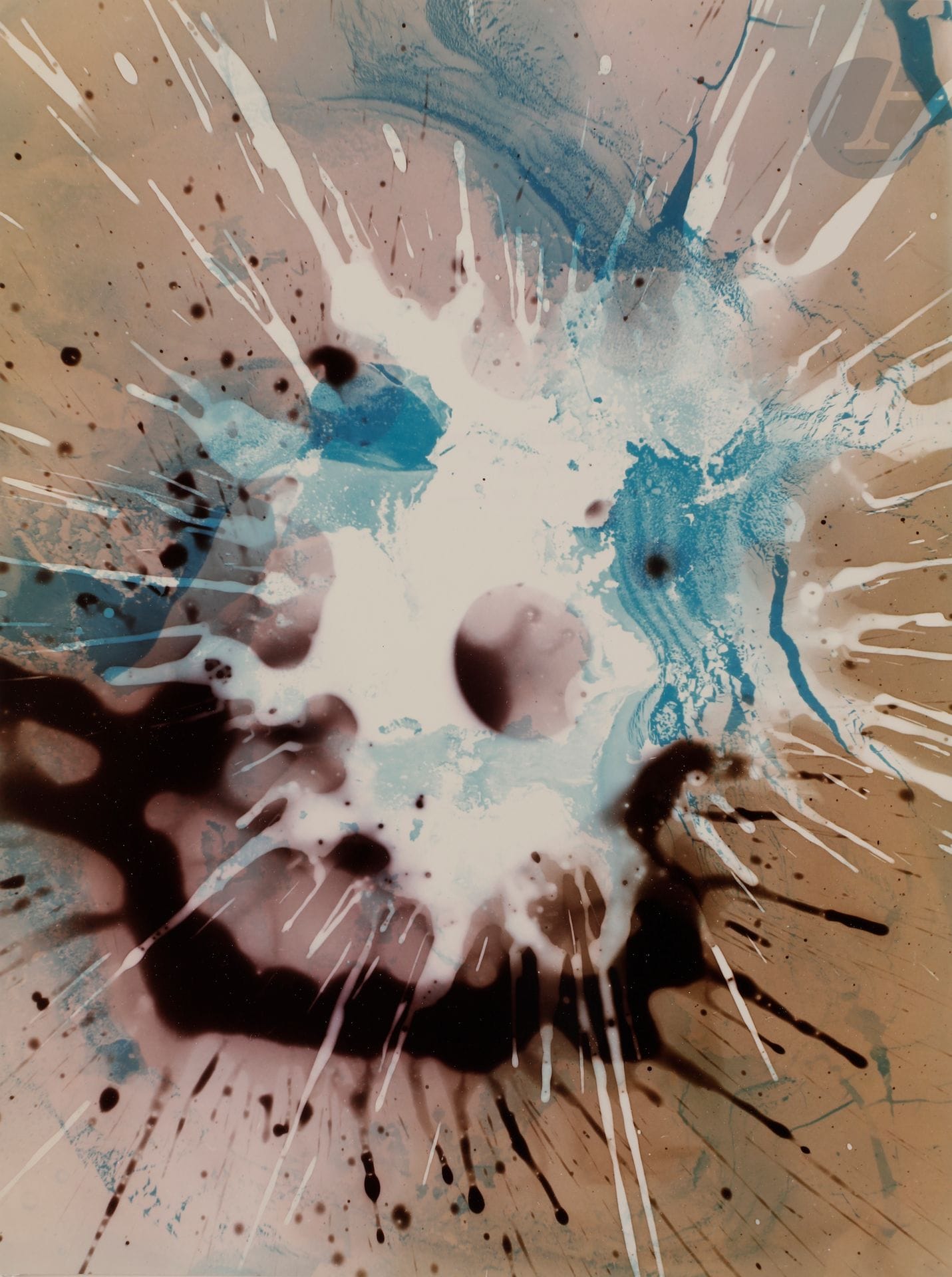 *Heinz Hajek-Halke (1898-1983)
Sans titre (Lichtgrafik), c. 1960.
Épreuve chromogénique d’époque sur papier Agfa. Tampon « Lichtgraphic - H. Hajek-Halke », tampon d’archive « HHH - Inventar » et numéros de référence au verso.
38,6 x 28,5 cm

Heinz Hajek-Halke (1898-1983)
Untitled (Lichtgrafik), c. 1960.
Vintage chromogenic print on Agfa paper. Archive stamp and "Lichtgraphic - H. Hajek-Halke" stamp on verso.
38.6 x 28.5 cm