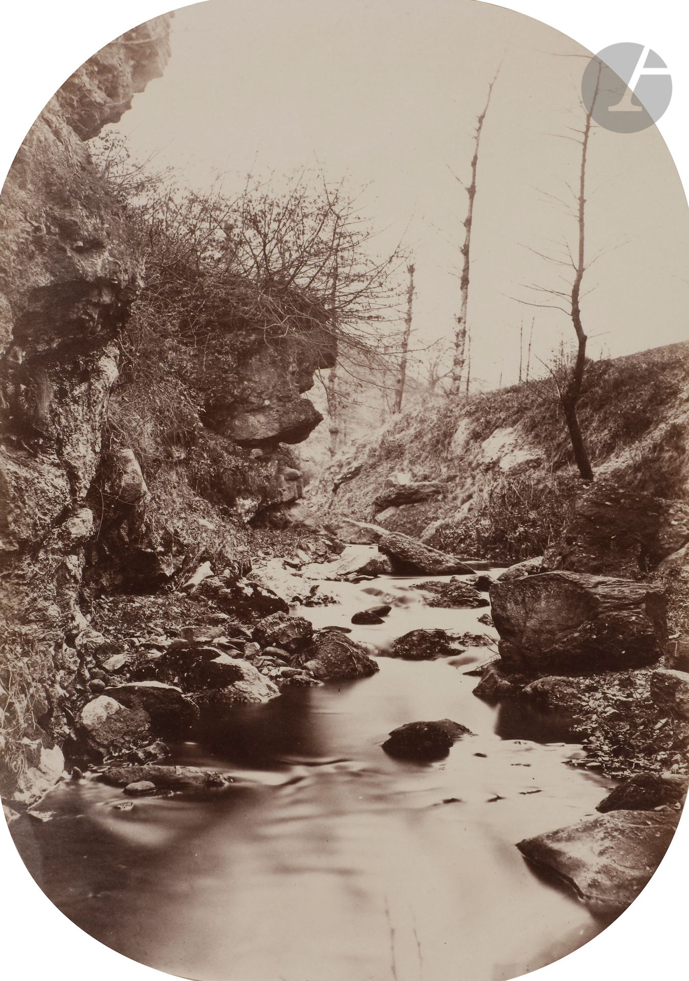 Félix Thiollier (1842-1914) 
Sites de la Loire et de la Haute Loire, c. 1860-1870. 
Saint-Chamond. Chutes d’eau. Montarcher. Saint Priest. Rochetaillée. Écotay-l’Olme. Marols. Chambles. Notre-Dame de Grâce. Cornillon. Pertuiset. Saint-Maurice-sur-Loire. La Loire près de Saint-Victor-sur-Loire. Pont du Lignon. Près de Saint-Ferréol. Chalencon. Saint-Galmier. Teillières. Saint-Jodard. Donzy. Saint-Marcellin. Remparts de Villerest. Cervière. Saint-Haon-le-Châtel. Sainte-Croix-en-Jarez. Saint-Just-Saint-Rambert. Saint-Symphorien-sur-Coise. Près de l’Étrat. Rue de Charlieu. Montrond. Saint-Marcel-de-Félines. Bouthéon. La Merlée. Valprivas. Château de Chalmazel. Saint-Romain-le-Puy. 
64 épreuves sur papier albuminé, d’après négatifs verre au collodion albuminé, contrecollées sur cartons. Légendes à l’encre sur les montages. 
Format : de 12 x 17,4 à 21,5 x 15 cm

Bibliographie : 
Thomas Galifot, Félix Thiollier Photographies, Paris, Musée d’Orsay, 2012.

Félix Thiollier (1842-1914) 
Sites of the Loire and the Haute Loire, c. 1860-1870. 
Saint-Chamond. Chutes d’eau. Montarcher. Saint Priest. Rochetaillée. Écotay-l’Olme. Marols. Chambles. Notre-Dame de Grâce. Cornillon. Pertuiset. Saint-Maurice-sur-Loire. La Loire près de Saint-Victor-sur-Loire. Pont du Lignon. Près de Saint-Ferréol. Chalencon. Saint-Galmier. Teillières. Saint-Jodard. Donzy. Saint-Marcellin. Remparts de Villerest. Cervière. Saint-Haon-le-Châtel. Sainte-Croix-en-Jarez. Saint-Just-Saint-Rambert. Saint-Symphorien-sur-Coise. Près de l’Étrat. Rue de Charlieu. Montrond. Saint-Marcel-de-Félines. Bouthéon. La Merlée. Valprivas. Château de Chalmazel. Saint-Romain-le-Puy. 
64 albumen prints, from albumen collodion glass negatives, mounted on cardboards. Captions in ink on mounts. 
Dimensions : from 12 x 17.4 to 21.5 x 15 cm