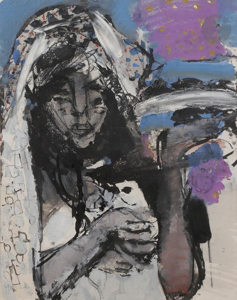 Jacques YANKEL (born in 1920
)Woman with a veilGouache
.
Signed lower left.
63 x 48 cmProvenance

: 
Machoire and Bailly, Versailles, 5 November 1989, expert: Nadine Niewesvaier






.





 









