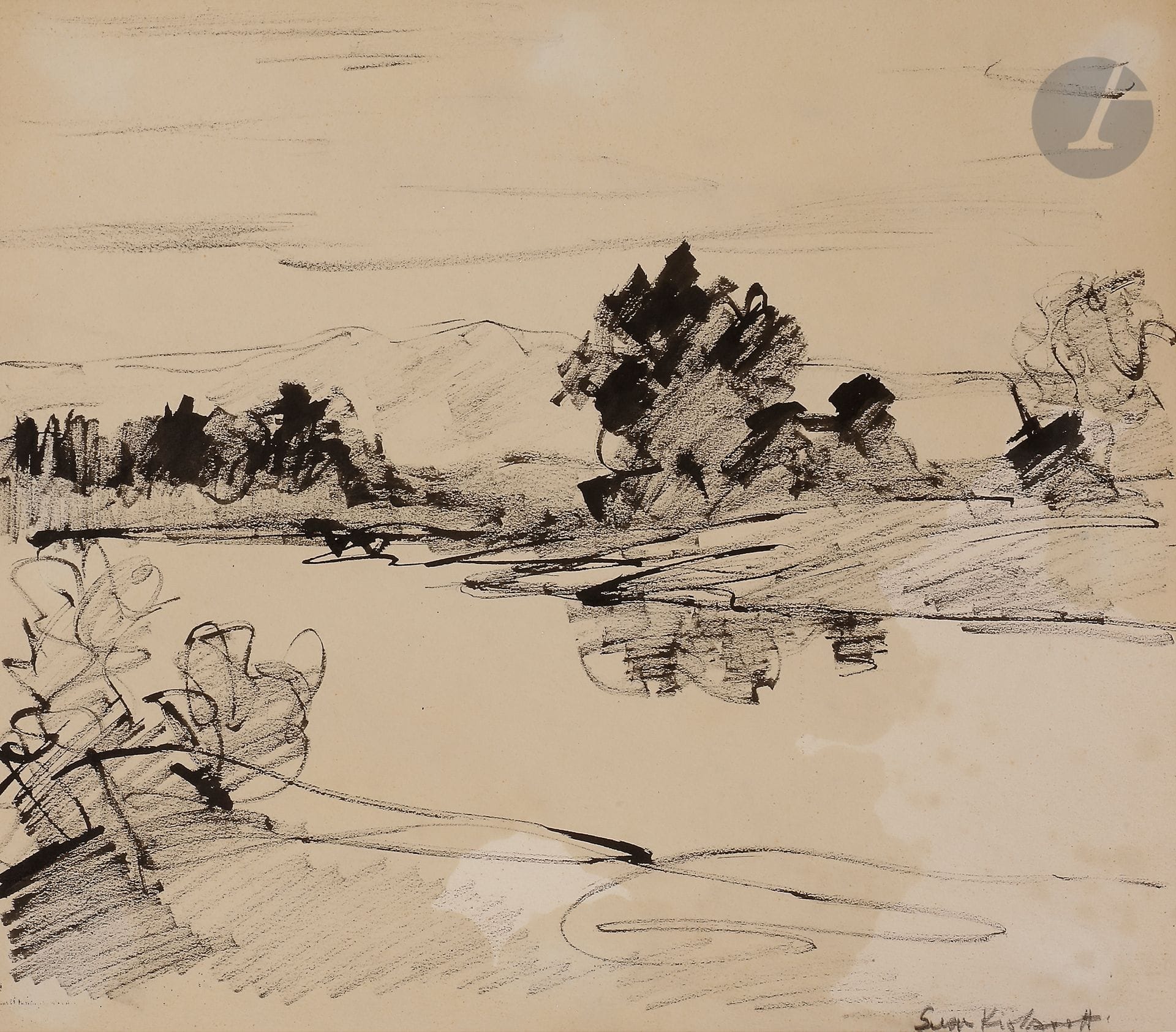 Serge (Sergueï Anatolievitch) KISLAKOFF (1897-1980
)Landscape - Seaside3
inks.
Signed.
(Yellowed paper).
27 x 35 cm and 34 x 42 cm (2)

Provenance:
Sale of the studio (stamp on the back on the mount)


.




Сергей Анатольевич КИСЛАКОВ (1897 - 1980
)Пейзаж - Морской берегБумага
, чернила. 3 рисунка.
Подпись. 
(Пожелтевшая бумага).
27 х 35 см and 34 х 42 см (2
)Провенанс: Продажа произведение мастерской (печать на обороте обрамления).















