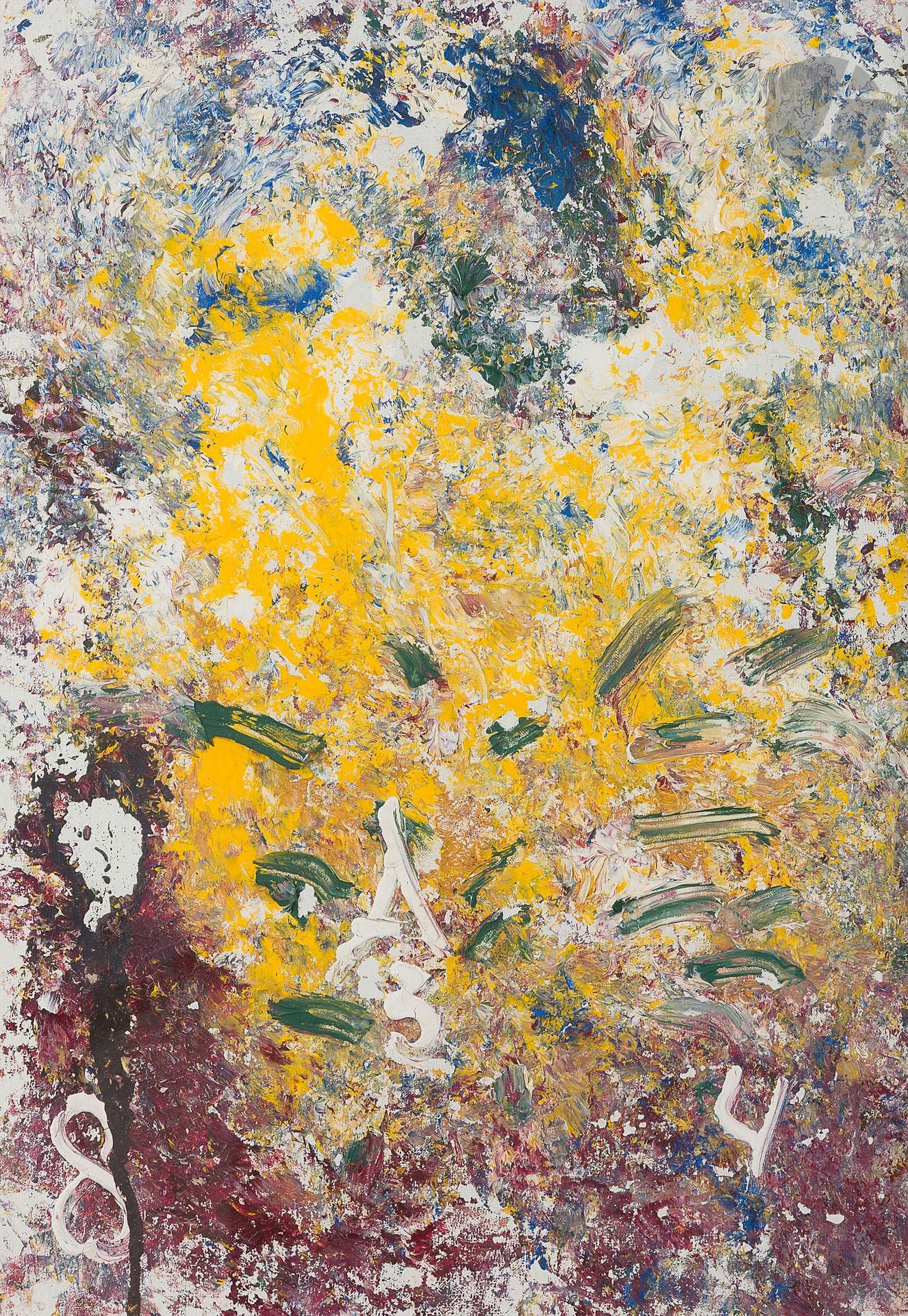 Anatoly Timofeevitch ZVEREV (1931-1986)
Portrait, 1984
Huile sur toile.
Monogrammée au centre vers le bas.
Datée en bas à gauche et à droite.
49 x 33,5 cm (à vue)

Анатолий Тимофеевич ЗВЕРЕВ (1931-1986)
Портрет, 1984
Холст, масло.
Монограмма внизу посередине.
Внизу дата: восьмёрка слева и четвёрка справа.
49 х 33,5 см