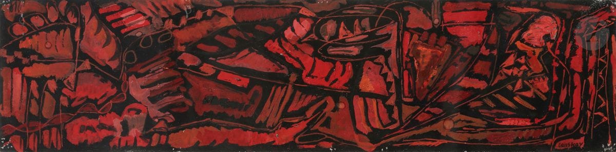 
André LANSKOY [Russian] (1902-1976



)Project of tapestryGouache



.



Signed lower right.



12 x 49,5 cm



Bibliographie : André Lanskoy (1902-1976), Oeuvres sur papier des fonds Maurice Chassagne et Catherine Zoubtchenko, Catherine Bernard Michel Guinle, reproduit n°FCH98.





