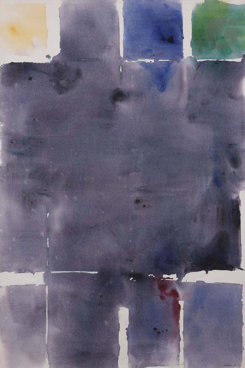 Paul KALLOS [hongrois] (1928-2001)
Les Portes mystérieuses, 1987
Acrylique sur toile.
Signée et datée en bas à droite.
146 x 97 cm

Provenance : 
Atelier de l'artiste.