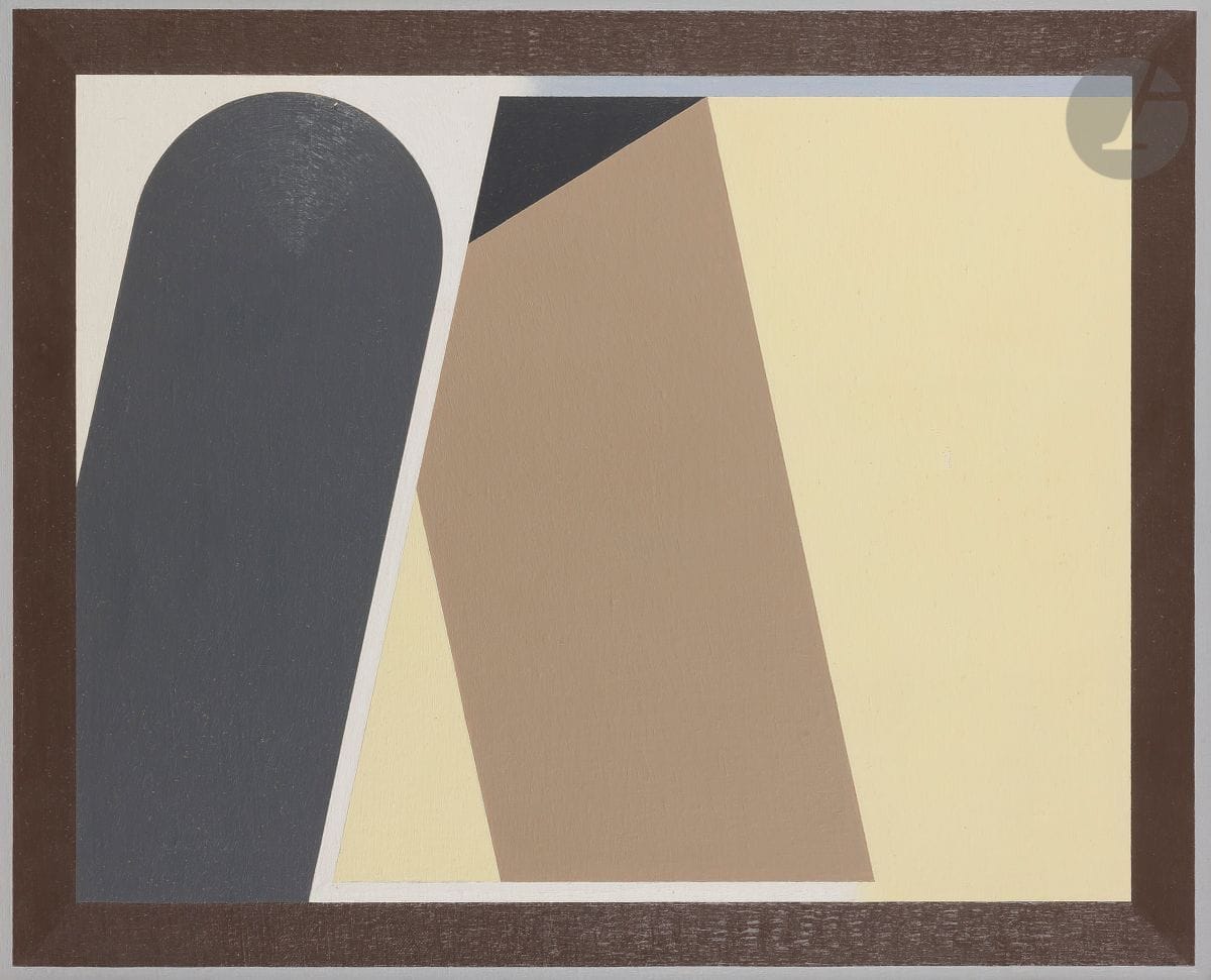 Léon WUIDAR [Belgian] (born in 1938
)Trapeze, 1977Oil
on canvas.
Signed, dated and titled on the back on the frame.
40 x 50 cm



