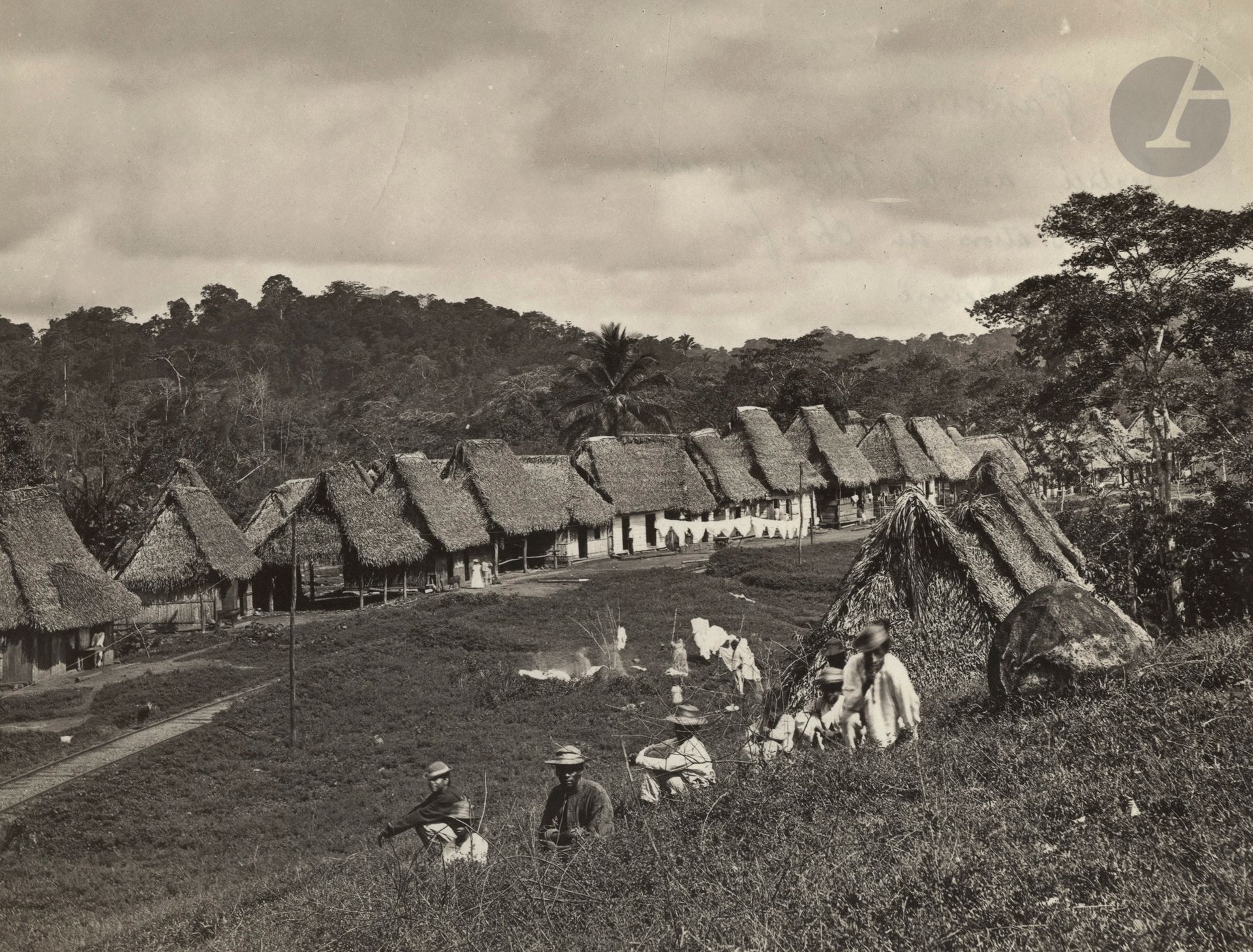 Alfred Briquet - Marc Ferrez et divers 
Amérique latine, c. 1880.
Venezuela. La Guayra. Môle de débarquement. Panama. Débarcadère de Colon. Île de Taboga. Ile flamenco. Chemin de fer du panama. Argentine. La Plata. Brésil. Panorama de Rio de Janeiro. 
25 épreuves sur papier albuminé. Annotations manuscrites aux versos. Quelques légendes et crédit de photographe en bandeau dans le négatif ou sur les montages. 
Formats : de 14,5 x 20,5  à 17,5 x 35 cm 

Alfred Briquet - Marc Ferrez and others 
South America, c. 1880.
Venezuela. Panama. Colon. Taboga Island. Flamenco Island. Panamanian Railway. Argentina. La Plata. Brazil. Panorama of Rio de Janeiro. 
25 albumen prints. Handwritten annotations on verso. Some captions and photographer's credit in negative or on mount. 
Dimensions : from 14.5 x 20.5 to 17.5 x 35 cm