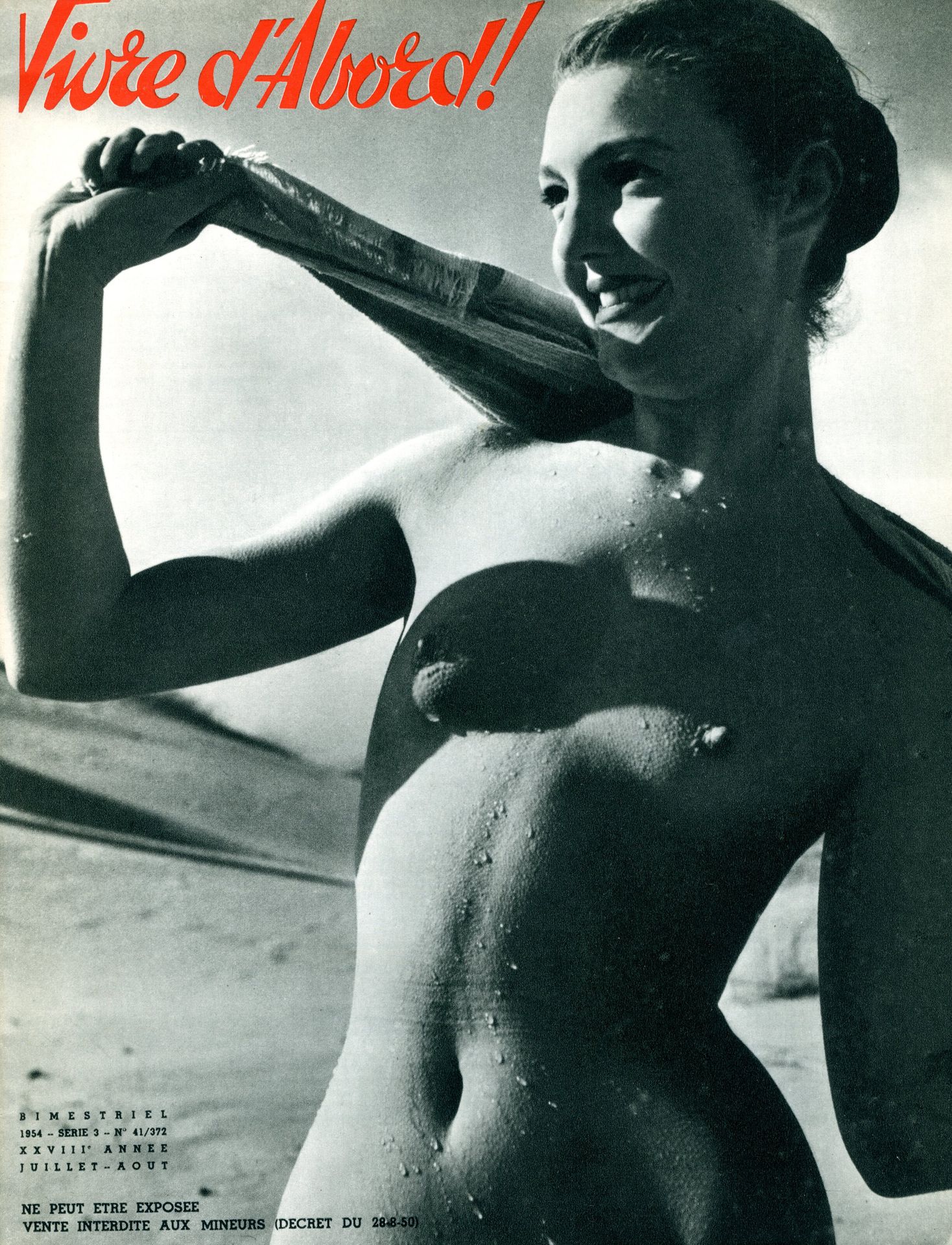 NATURISME
69 volumes. 
DE SAZO, SERGE - ARAX - VERNON, PHILIP - VALLÉE, GEORGES - GAY, RUSSEL ET DIVERS
Vivre d'abord !
Éditions de Vivre d'Abord, Paris, 1949-1959.
62 volumes.
JACQUES, SERGE - VÉRONÈSE, MARCEL - DE DIENES, ANDRÉ - DE SAZO, SERGE 
Modèles académiques. Études plastiques. Nus.
Éditions Renaud, Véronèse, Société Parisienne d'éditions artistiques, Paris, n.d.
7 volumes.