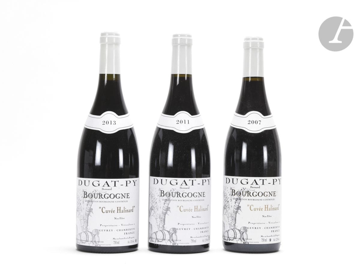 1 B BOURGOGNE HALINARD, Domaine Dugat-Py, 2007
1 B BOURGOGNE HALINARD, Domaine Dugat-Py, 2011
1 B BOURGOGNE HALINARD, Domaine Dugat-Py, 2013