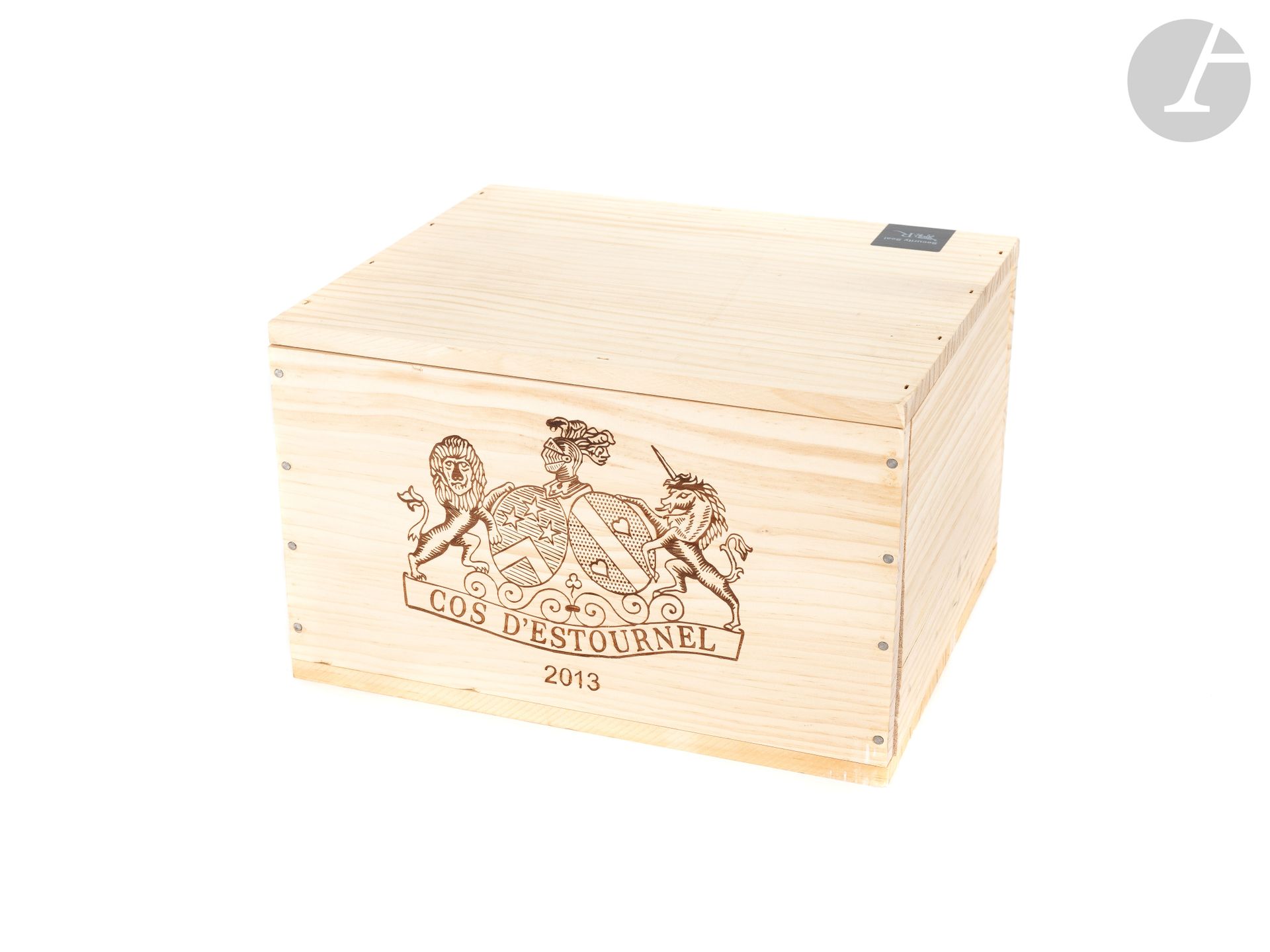 6 B CHÂTEAU COS D'ESTOURNEL (Caisse Bois d'origine), GCC2 Saint-Estèphe, 2013