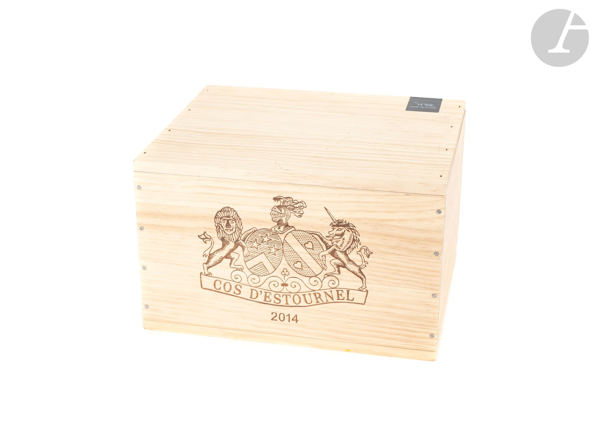 6 B CHÂTEAU COS D'ESTOURNEL (Caisse Bois d'origine), GCC2 Saint-Estèphe, 2014