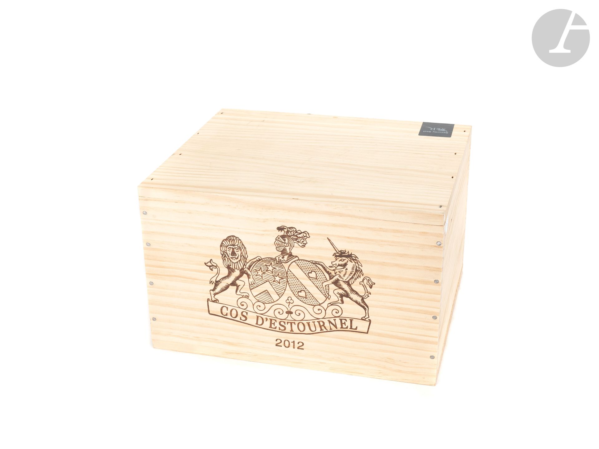 6 B CHÂTEAU COS D'ESTOURNEL (Caisse Bois d'origine), GCC2 Saint-Estèphe, 2012