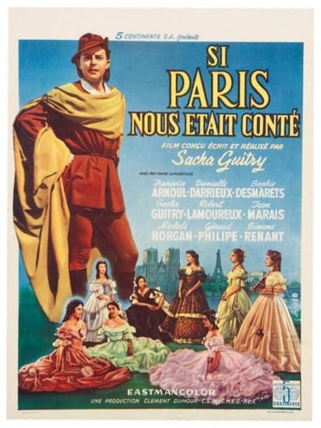 Anonyme
Affiche pour le film Si Paris nous était conté, 1956. Affichette belge en couleurs impr. par L. & H. Verstegen, Bruxelles. 50 x 35 cm (entoilée). Luxembourg 219 quater.