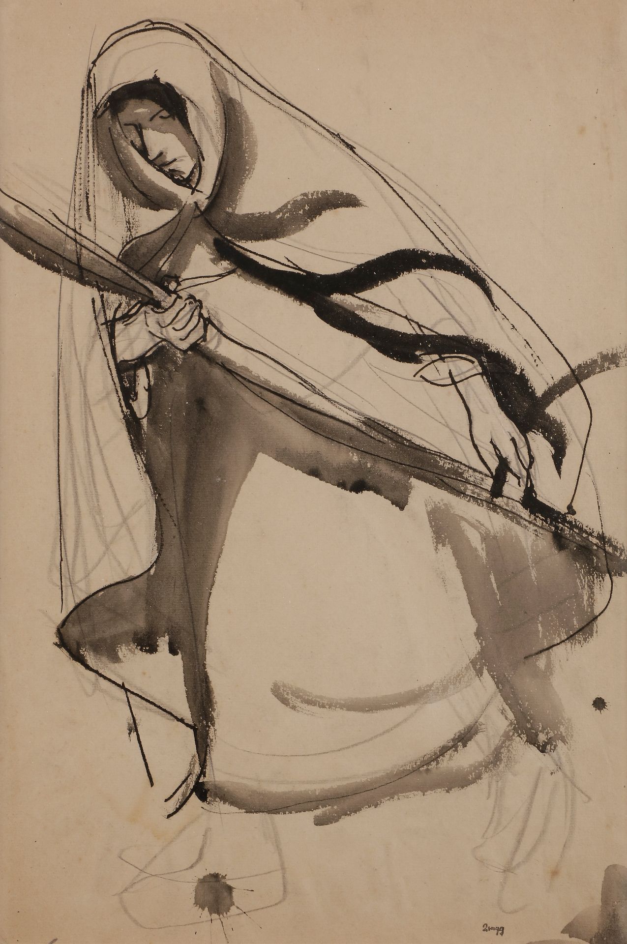 Jules-Emile ZINGG (1882-1942)

Femme à la faux

Encre, lavis d'encre et crayon.

Timbrée en bas à droite.

43 x 29,5 cm

- Provenance : 

Atelier de l'artiste.