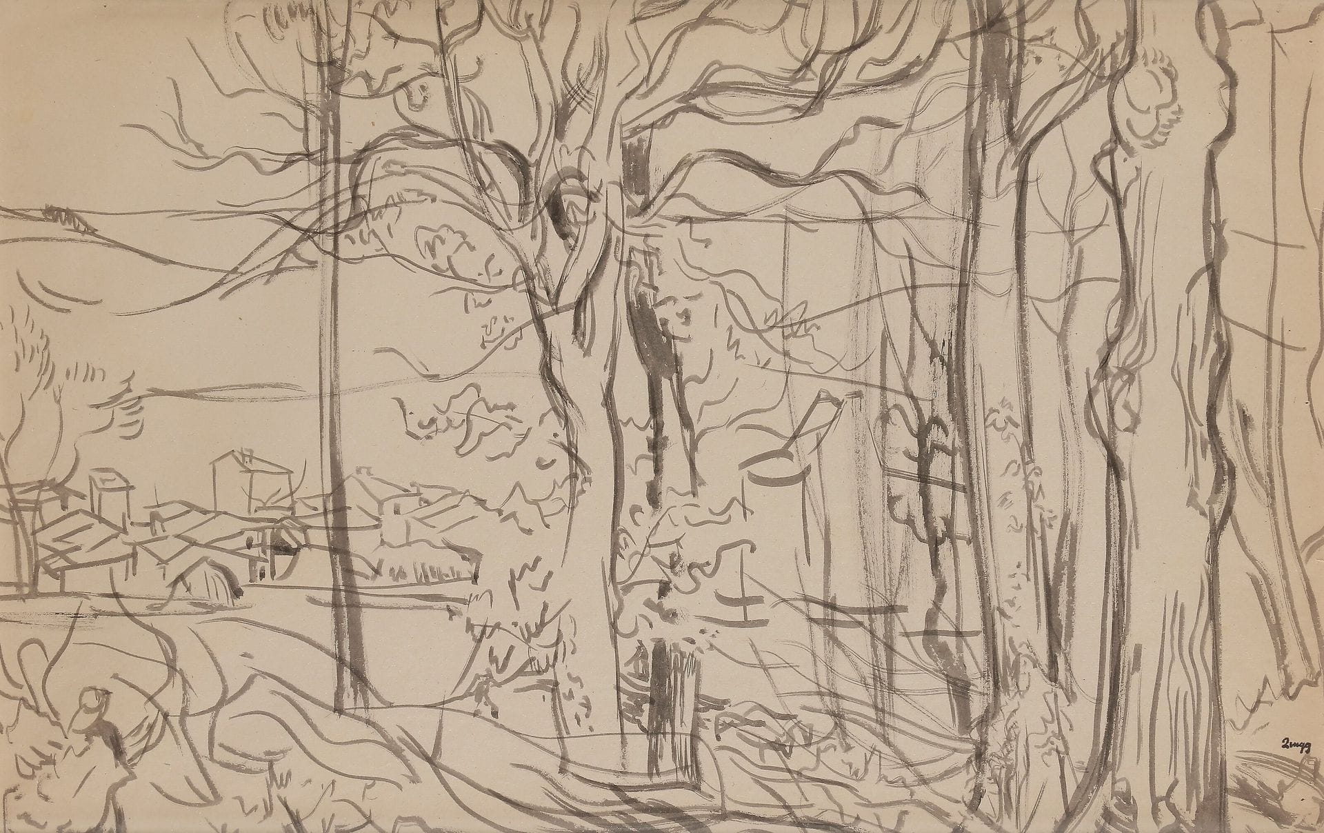 Jules-Emile ZINGG (1882-1942)

Village du Jura

Lavis d'encre.

Timbré en bas à droite.

30 x 47 cm

- Provenance : 

Atelier de l'artiste.