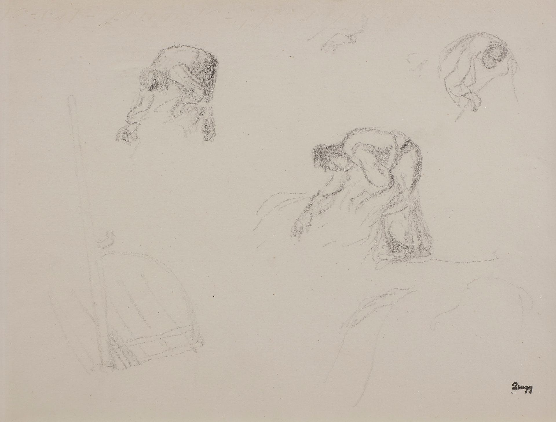 Jules-Emile ZINGG (1882-1942)

Etudes d'homme au champ

Crayon.

Timbré en bas à droite.

23 x 29,5 cm

- Provenance : 

Atelier de l'artiste.
