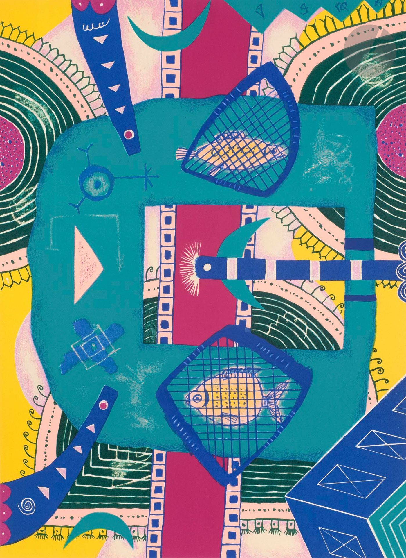 Manabu KOCHI (Japon-France, né en 1954)
Okinawa 2. La Mangrove, 1990
Lithographie sur papier Arches.
Signée, datée, titrée et numérotée 40/160.
76 x 56 cm

Lithograph on Arches paper. 
Signed, dated, titled and numbered 40/160.

Bibliographie :
- Claude Lemand, Kochi, La révélation de l'énergie, Paris, 1991, p. 37.
- Kochi, Works, Gallery Okinawa, Tokyo, 1997, p. 55.

Provenance :
Don de Claude et France Lemand.